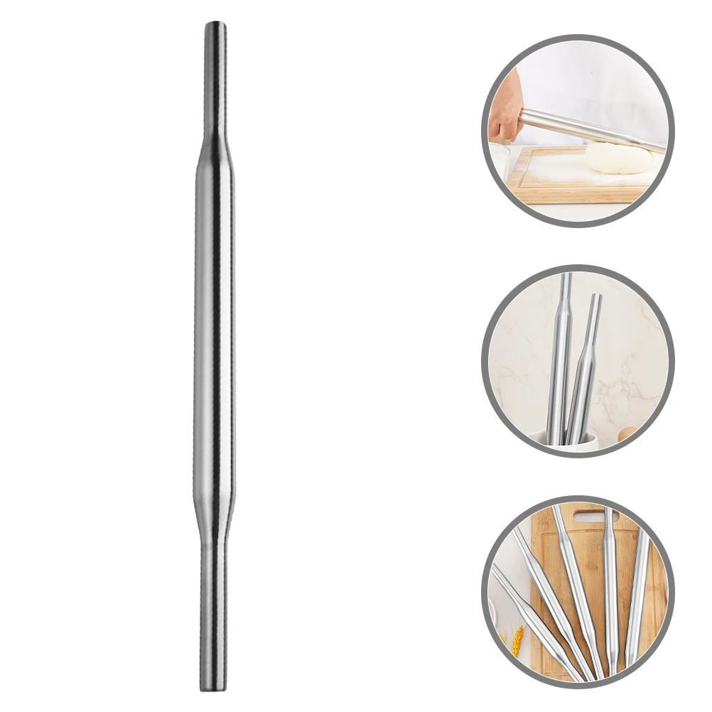 Stainless Steel Rolling Pin 16 Inch Smooth Ergonomic for Baking Pizza Dough Cookies Pastries Kitchen Gadgets Metal Tool
Stainless Steel Rolling Pin 16 Inch Smooth Ergonomic for Baking Pizza Dough Cookies Pastries Kitchen Gadgets Metal Tool