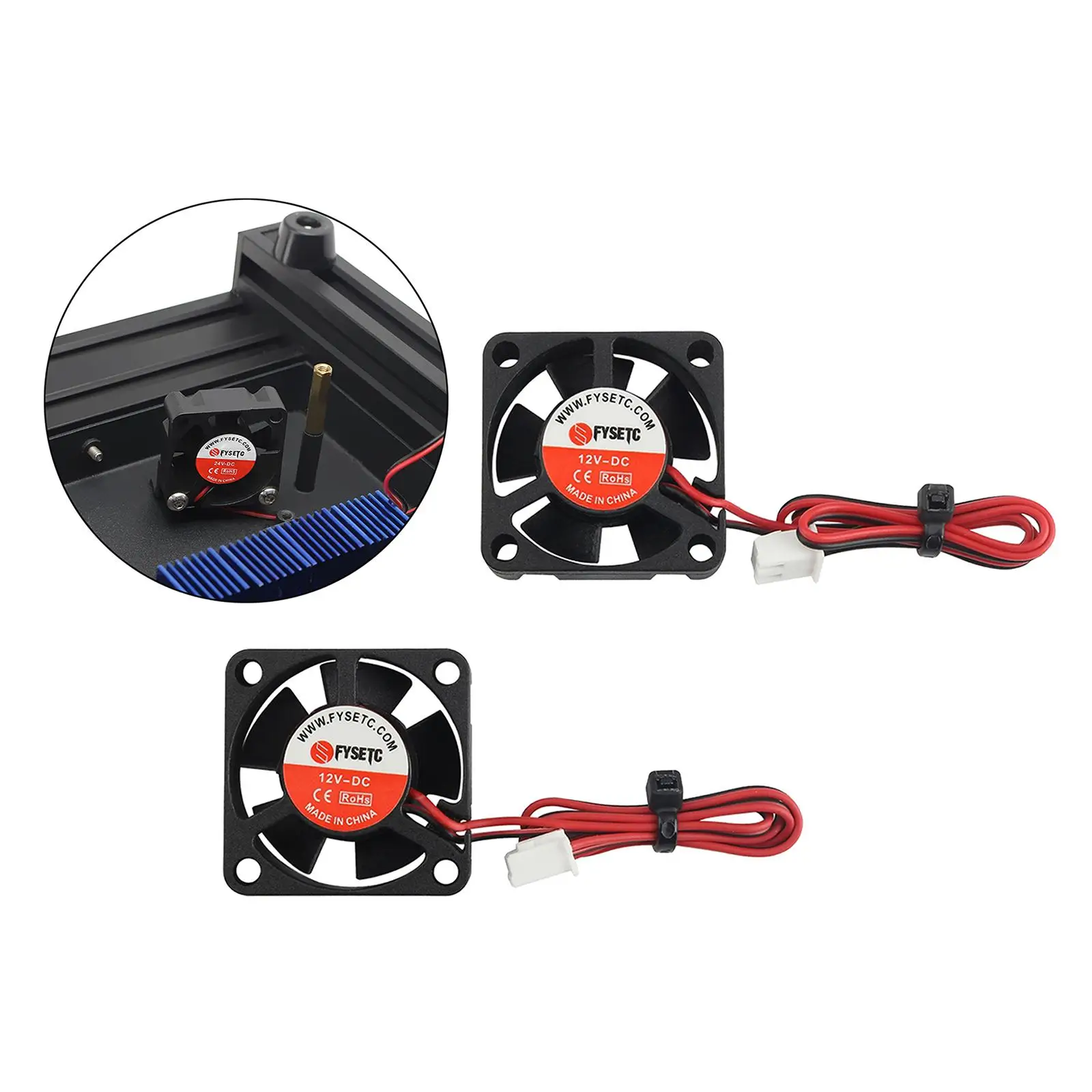 2-pack V DC Brushless Cooling Fan 30x30x10mm for 3D Printer, Compact Size Lightweight
2-pack V DC Brushless Cooling Fan 30x30x10mm for 3D Printer, Compact Size Lightweight