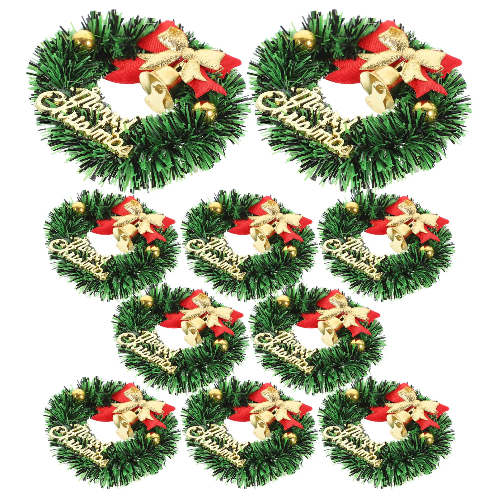 10 Pcs Christmas Wreath Mini Cute Wreath Cloth Plastic Bedroom Party Tree Furniture Ornament Pendant Gifts
10 Pcs Christmas Wreath Mini Cute Wreath Cloth Plastic Bedroom Party Tree Furniture Ornament Pendant Gifts