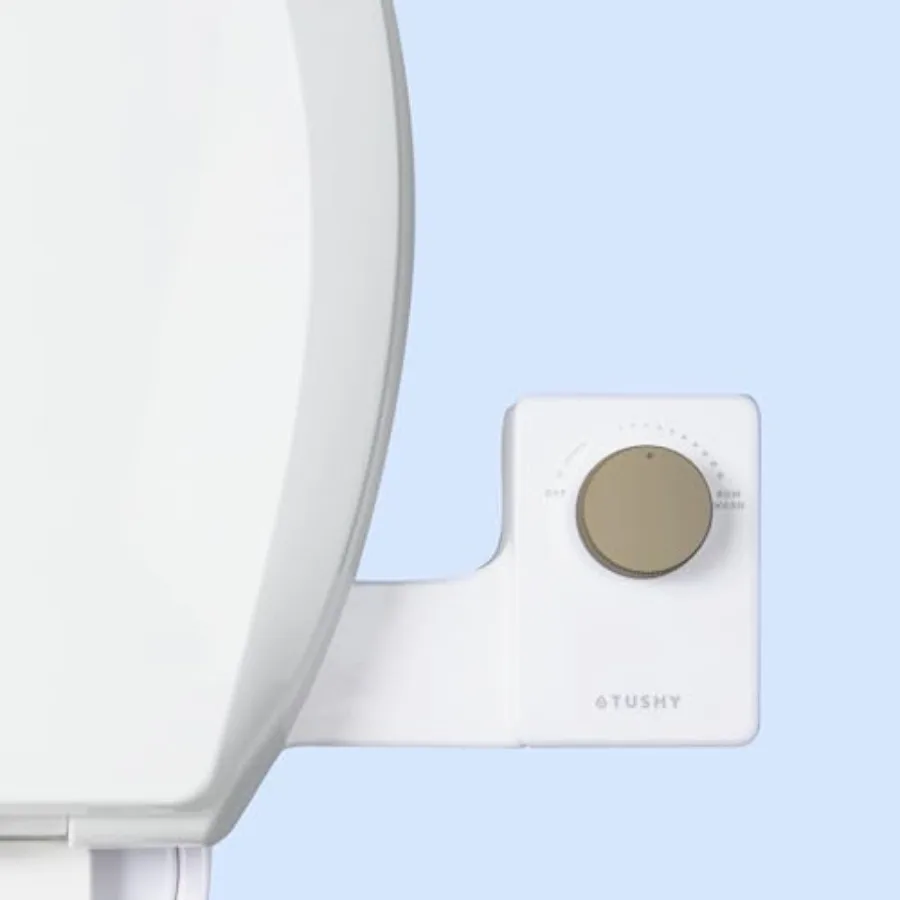 TUSHY Fresh Cool Water Bidet: Ultra Slim Toilet Seat Attachment for Modern Bathrooms with Non-Electric Self-Cleaning Hygienic N
TUSHY Fresh Cool Water Bidet: Ultra Slim Toilet Seat Attachment for Modern Bathrooms with Non-Electric Self-Cleaning Hygienic N