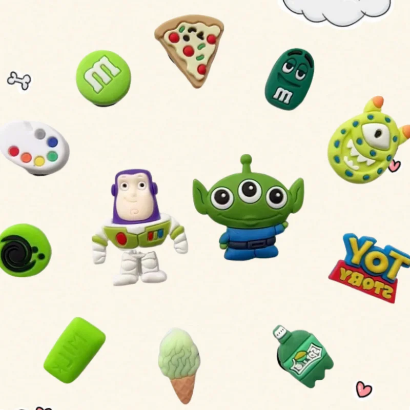 MINISO 12PCS Three-Eyed Toy Shoe Charms Set PVC Beach Bag & Footwear Decorations for Clogs Slippers Sandals - Fun Accessory Pack
MINISO 12PCS Three-Eyed Toy Shoe Charms Set PVC Beach Bag & Footwear Decorations for Clogs Slippers Sandals - Fun Accessory Pack