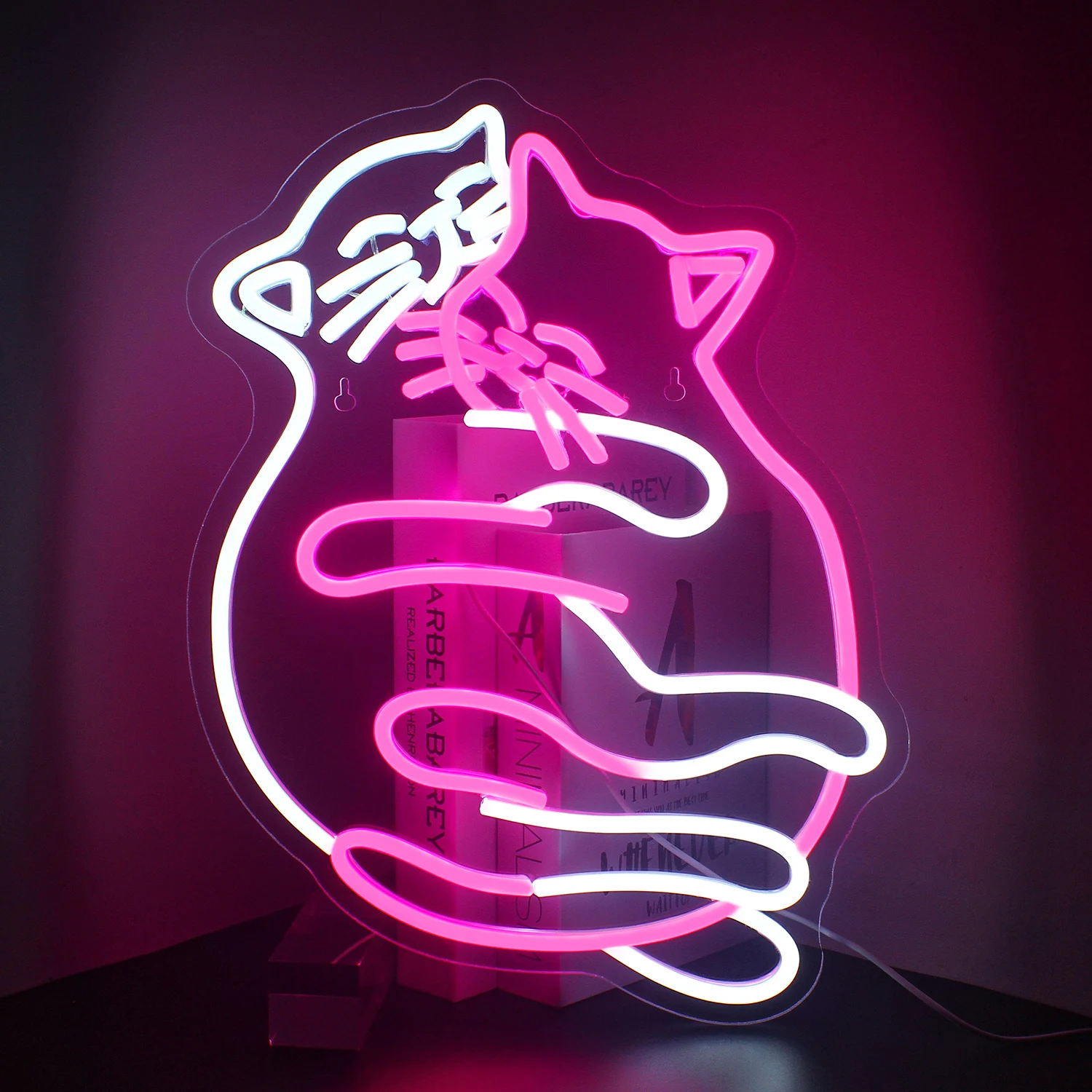 Cute Cat Two cat neon lights cat LED neon lights for wall decoration cute cat neon lights animals wall art neon sign for bedroom
Cute Cat Two cat neon lights cat LED neon lights for wall decoration cute cat neon lights animals wall art neon sign for bedroom