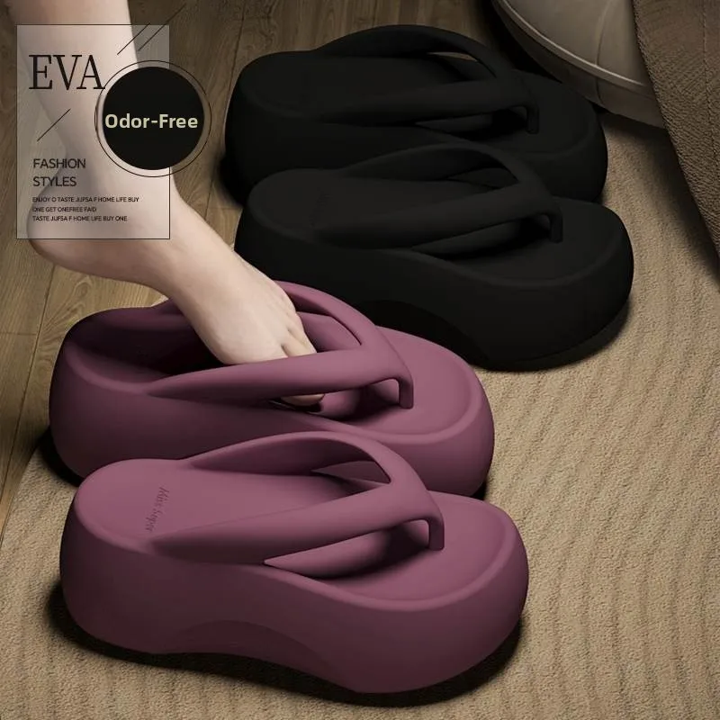 EVA Material Thick Heel Slip-On Summer New Women's Indoor Home Beach Luxury Hair Flat Sandals Comfortable Casual Slippers
EVA Material Thick Heel Slip-On Summer New Women's Indoor Home Beach Luxury Hair Flat Sandals Comfortable Casual Slippers