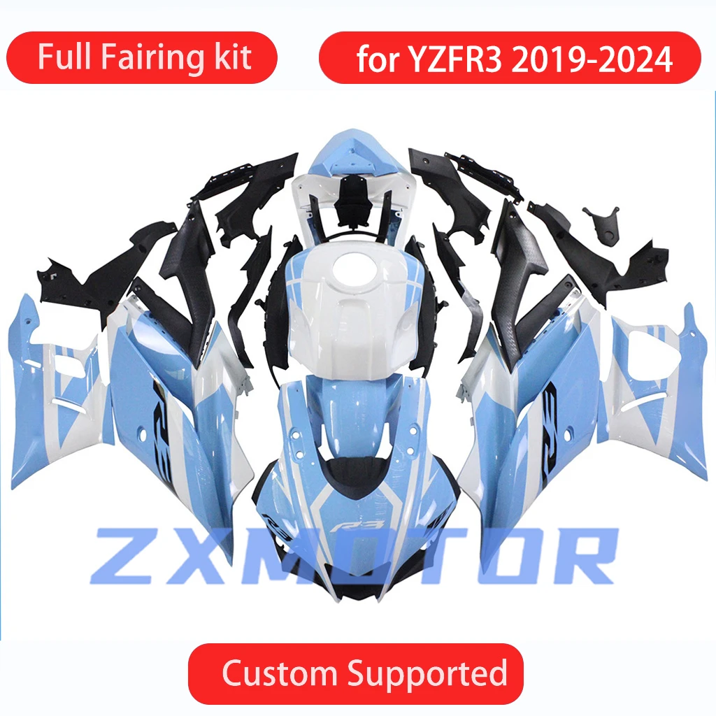 For YAMAHA YZFR3 2019 2020 2021 2022 2023 2024 Injection Fairing Kit Motorcycle YZF R3 19-24 Aftermarket Fairings
For YAMAHA YZFR3 2019 2020 2021 2022 2023 2024 Injection Fairing Kit Motorcycle YZF R3 19-24 Aftermarket Fairings