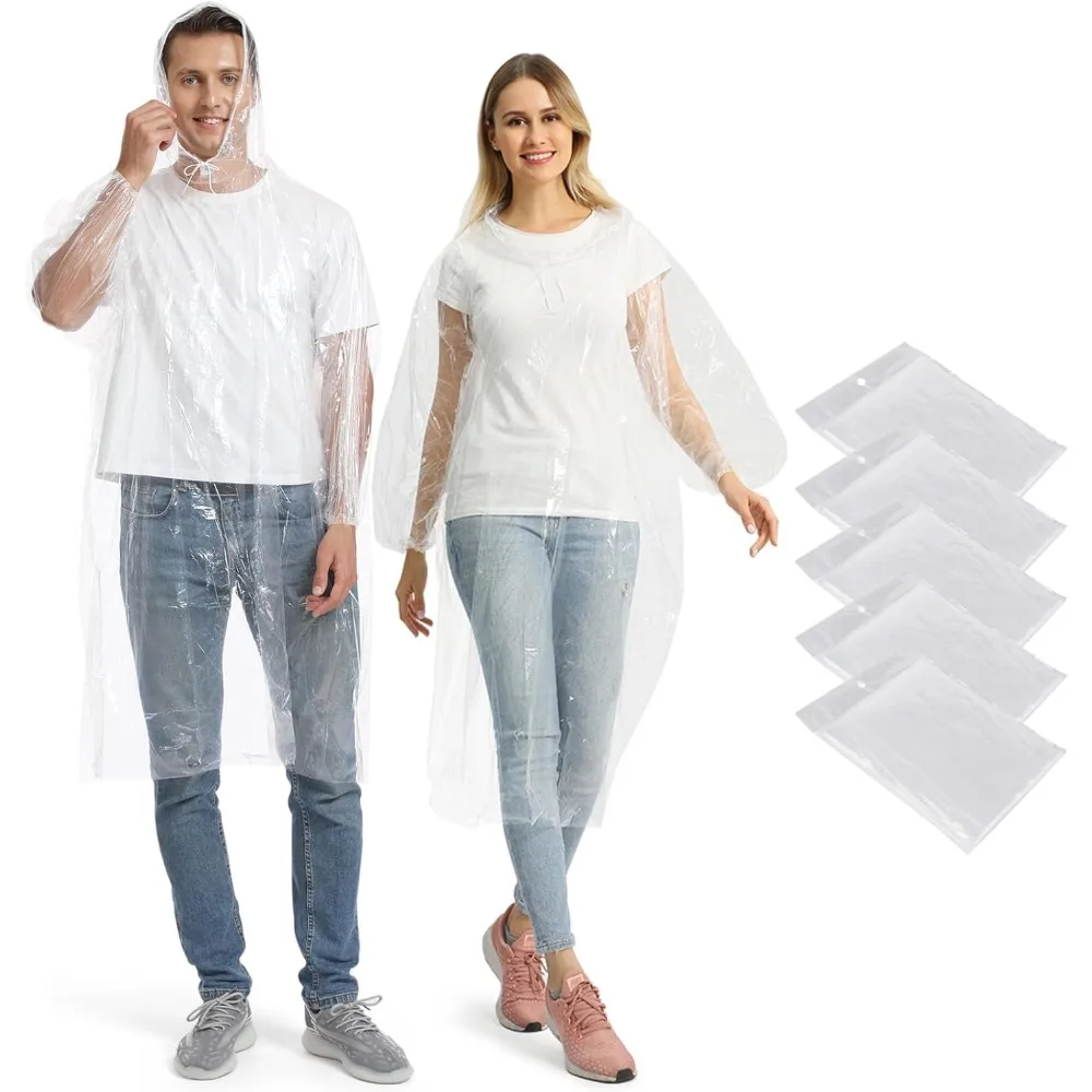 Opret 5/10/20 Pack дождевые пончо, одноразовые аварийные пончо оптом унисекс водонепроницаемый плащ для взрослых с капюшоном на шнурке 
Opret 5/10/20 Pack дождевые пончо, одноразовые аварийные пончо оптом унисекс водонепроницаемый плащ для взрослых с капюшоном на шнурке