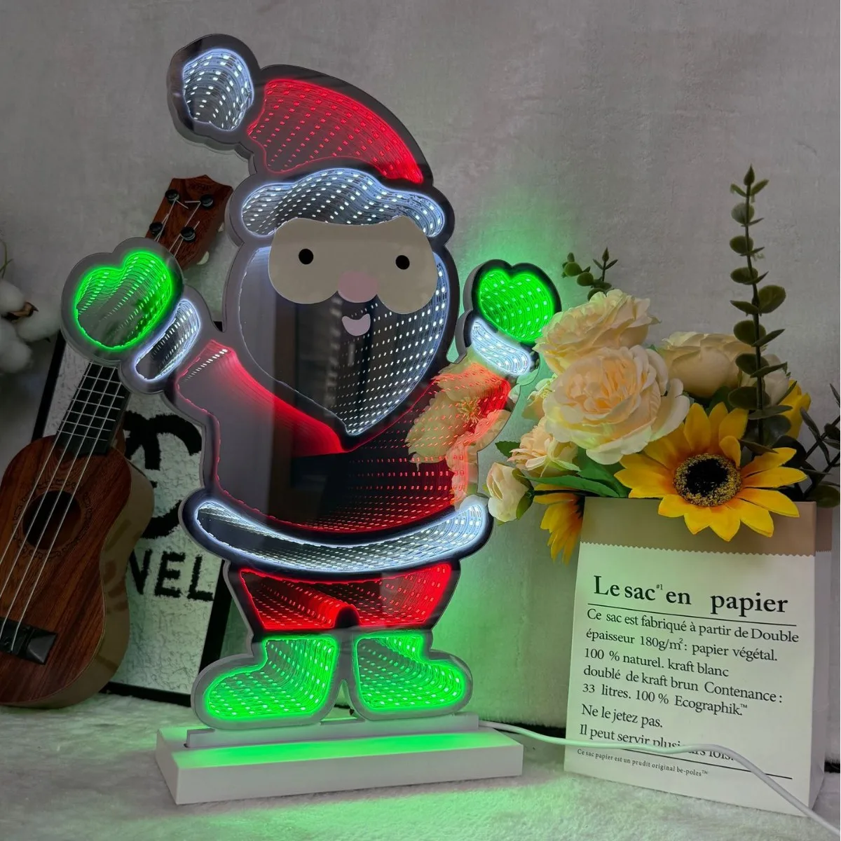 3D Christmas LED Lights Infinite Mirror Neon Sign Thousand Layer Abyss Mirror Bar Party Gaming Room Bedroom Decoration Gift
3D Christmas LED Lights Infinite Mirror Neon Sign Thousand Layer Abyss Mirror Bar Party Gaming Room Bedroom Decoration Gift