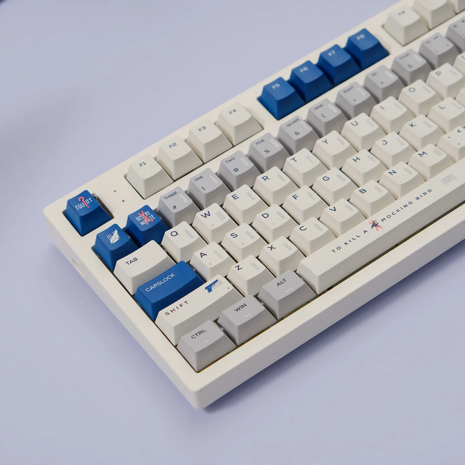 150 Keys Kill Mocking Bird Simple Style theme Keycaps Cherry Profile Keycap Custom for MX Switches DIY Mechanical Keyboard Gift
150 Keys Kill Mocking Bird Simple Style theme Keycaps Cherry Profile Keycap Custom for MX Switches DIY Mechanical Keyboard Gift