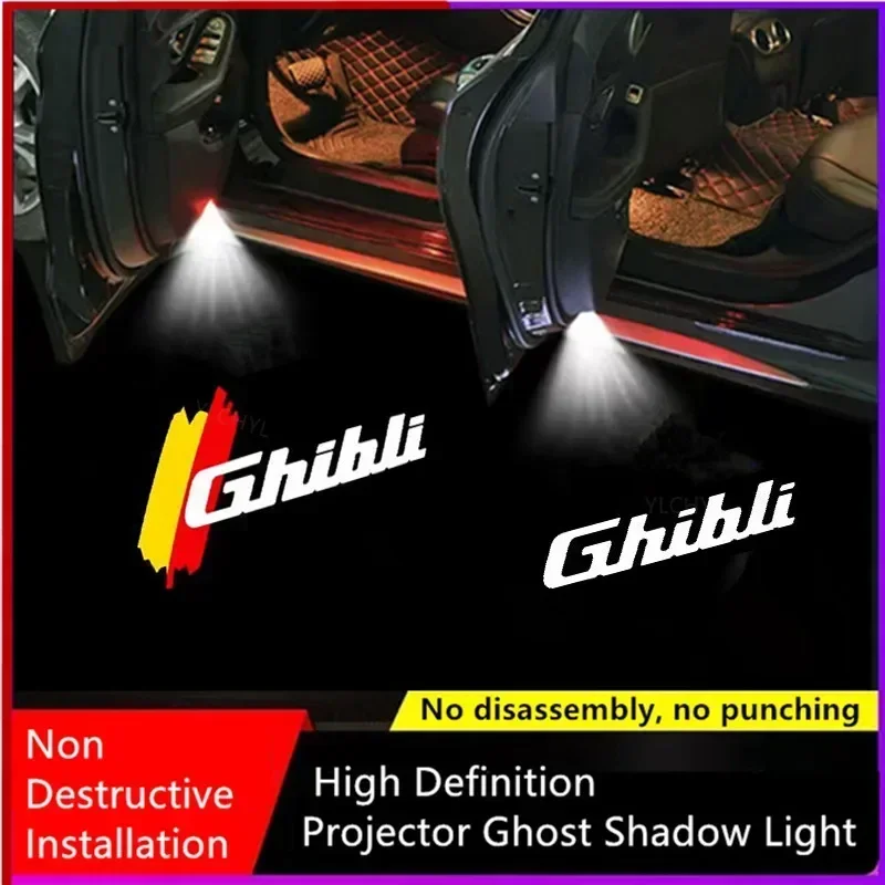 2Pcs Car LED Door Welcome Logo Lights for Maserati Ghibili 2014-2022 2021 2020 Courtesy Projector Ghost Shadow Lamp Accessories
2Pcs Car LED Door Welcome Logo Lights for Maserati Ghibili 2014-2022 2021 2020 Courtesy Projector Ghost Shadow Lamp Accessories