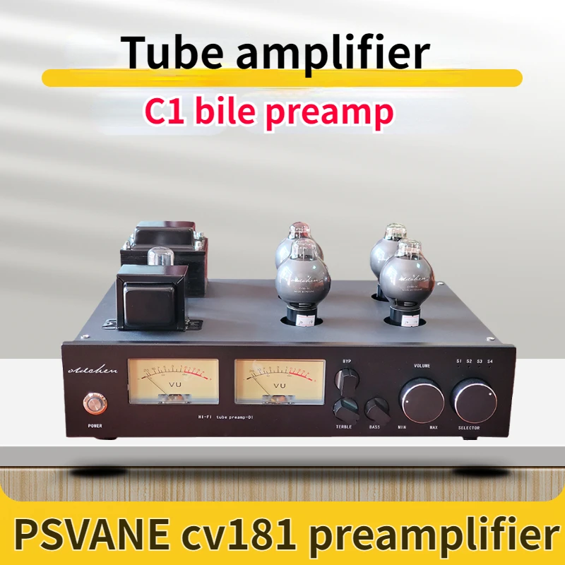 Audio Amplifier C1 6SN7GT / CV181SE Class A Single-ended Balanced Vacuum Tube Preamplifier HIFI Home Theater Audio Amplifier
Audio Amplifier C1 6SN7GT / CV181SE Class A Single-ended Balanced Vacuum Tube Preamplifier HIFI Home Theater Audio Amplifier