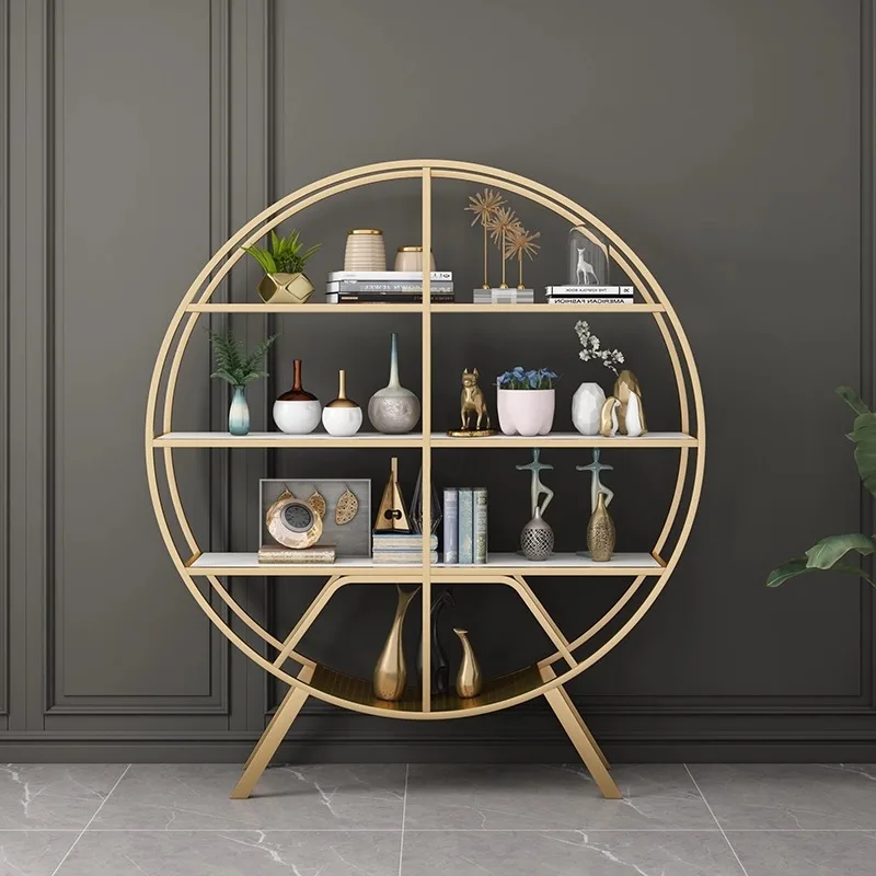 Modern light luxury round shelf black gold wrought iron bogu simple display shelf bookshelf decorative
Modern light luxury round shelf black gold wrought iron bogu simple display shelf bookshelf decorative