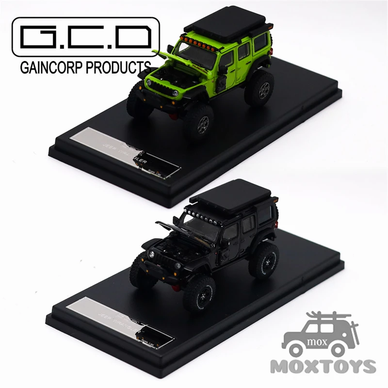 GCD 1:64 Wrangler Apple Green / Black Diecast Model Car
GCD 1:64 Wrangler Apple Green / Black Diecast Model Car