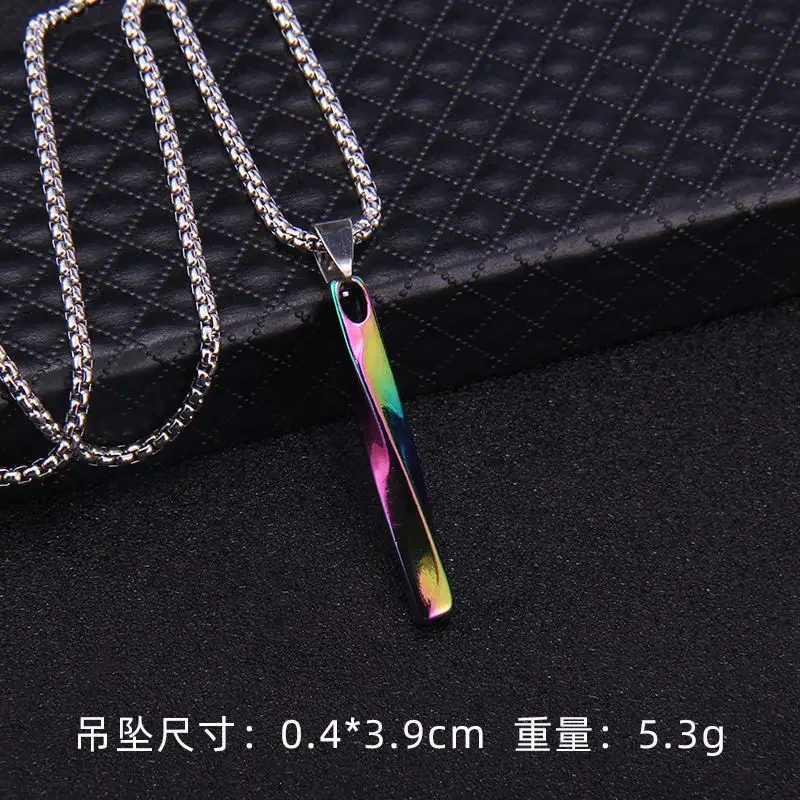 Hip Hop Style Titanium Steel Necklace with Retro Personality Necklaces Network Red Accessory Sweater Chain for Men Women 2025
Hip Hop Style Titanium Steel Necklace with Retro Personality Necklaces Network Red Accessory Sweater Chain for Men Women 2025
