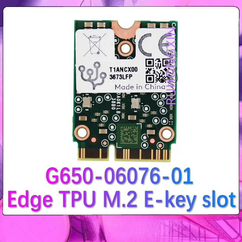 G650-06076-01 Коралловый акселератор Edge TPU M.2 Слот для электронной клавиши Макетная плата Мини-модуль
G650-06076-01 Коралловый акселератор Edge TPU M.2 Слот для электронной клавиши Макетная плата Мини-модуль