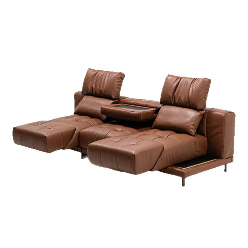 Multifunctional all-leather sofa rotatable living room straight row
Multifunctional all-leather sofa rotatable living room straight row