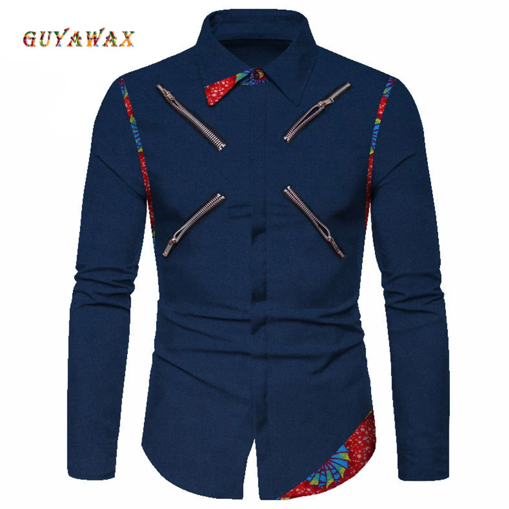 Men`s Shirt African Clothes Full Sleeve Single Breasted Shirts Plus Size Casual Blouse Bazin Riche Clothes Crop Tops Patchwork
Men`s Shirt African Clothes Full Sleeve Single Breasted Shirts Plus Size Casual Blouse Bazin Riche Clothes Crop Tops Patchwork