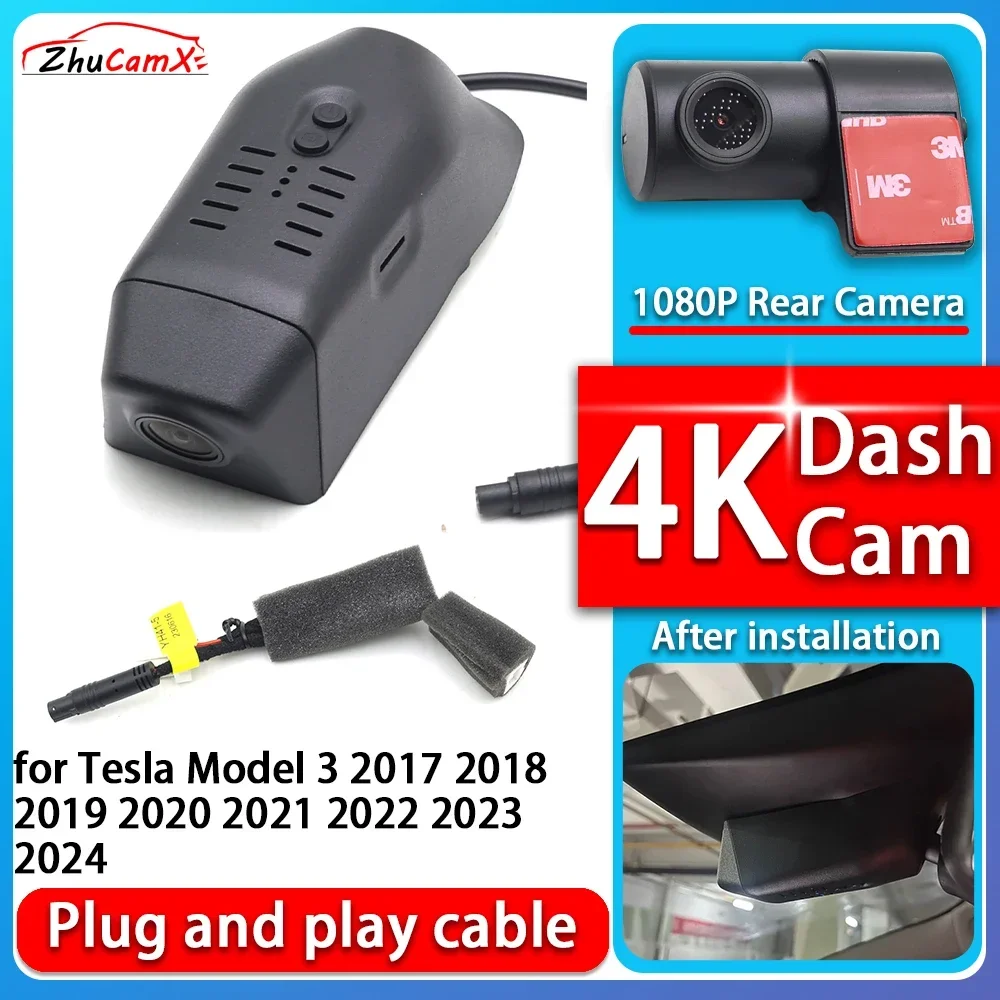 4K 2160P Camera Plug and Play Dash Cam Video Night Vision For Tesla Model 3 2017 2018 2019 2020 2021 2022 2023 2024
4K 2160P Camera Plug and Play Dash Cam Video Night Vision For Tesla Model 3 2017 2018 2019 2020 2021 2022 2023 2024