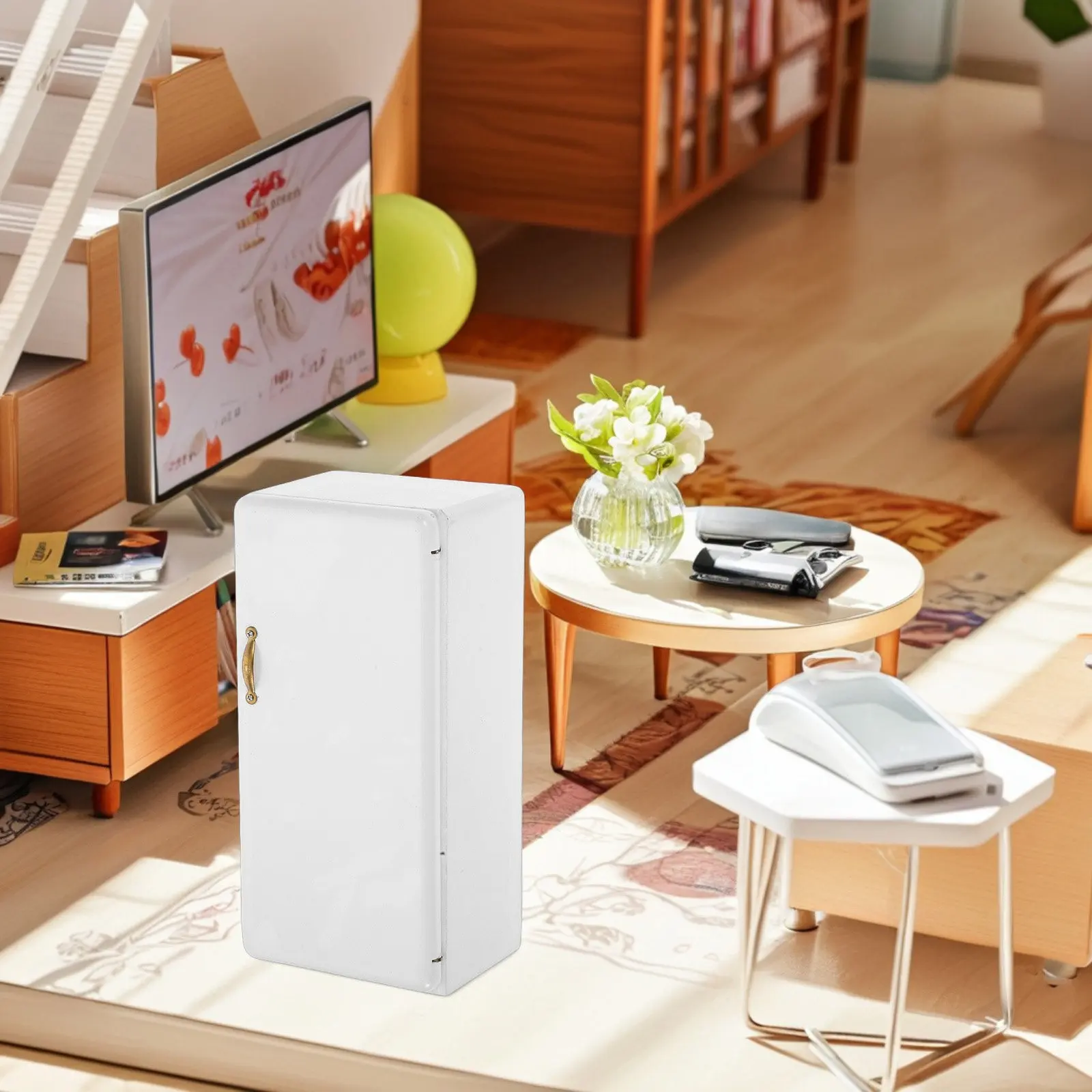 1Pcs Mini House Kitchen Refrigerator White Premium Wood Miniature Furniture Accessory Perfect Gift for Kids Mini House
1Pcs Mini House Kitchen Refrigerator White Premium Wood Miniature Furniture Accessory Perfect Gift for Kids Mini House