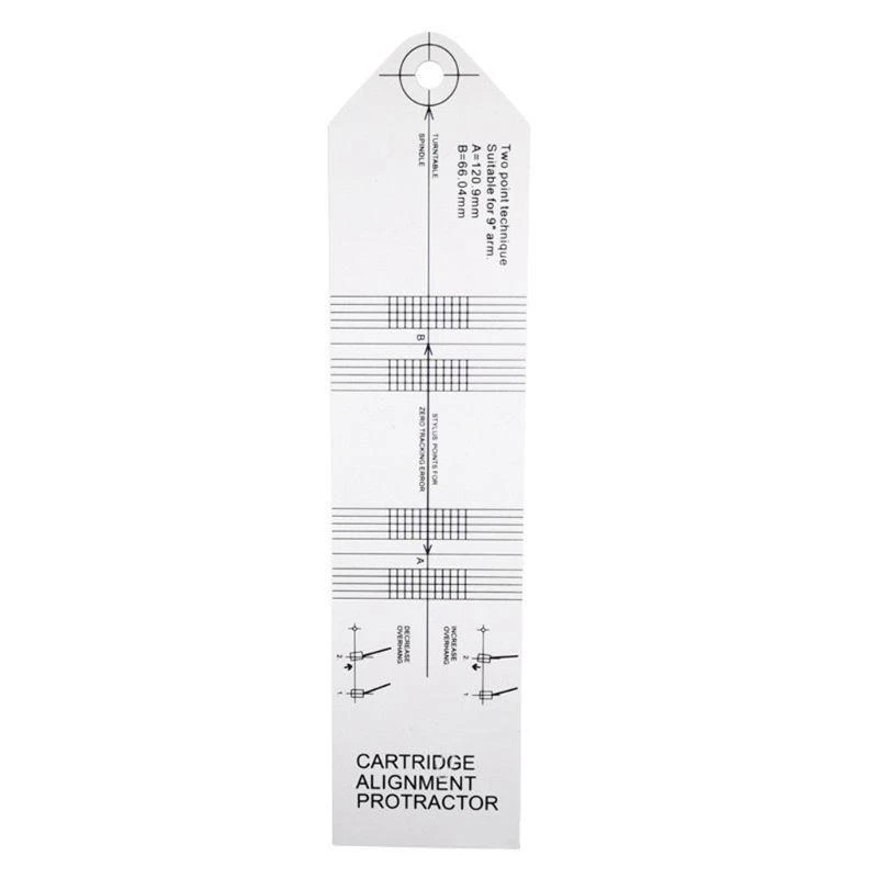 652F Pickup Calibration Distance Gauge Protractor Record for Turntable Phonograph Phono Cartridge Alignment
652F Pickup Calibration Distance Gauge Protractor Record for Turntable Phonograph Phono Cartridge Alignment
