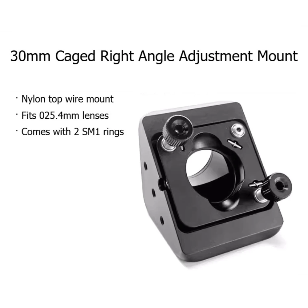 30mm Cage Type Right Angle Adjustment Stand90º Adjustable Reflector MountOptical Adapter Mirror Stand
30mm Cage Type Right Angle Adjustment Stand90º Adjustable Reflector MountOptical Adapter Mirror Stand