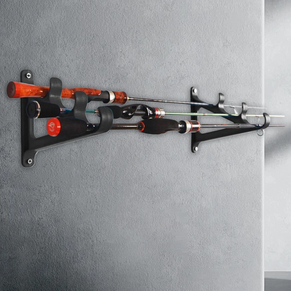 Настенный горизонтальный держатель для удочек, стойка для хранения рыболовных удилищ, органайзер для снаряжения для гаража
Настенный горизонтальный держатель для удочек, стойка для хранения рыболовных удилищ, органайзер для снаряжения для гаража