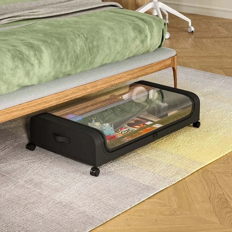 Underbed Dust-Proof Organizer for Clothes Shoes Home Bedroom Simple Design Rolling Drawer Bed Bottom Storage Box with Wheels
Underbed Dust-Proof Organizer for Clothes Shoes Home Bedroom Simple Design Rolling Drawer Bed Bottom Storage Box with Wheels