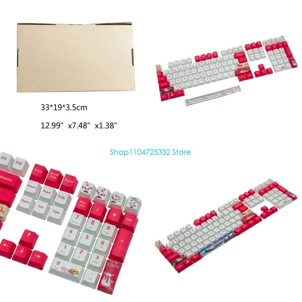 108 клавиш PBT Keycaps OEM Profile Dye Suberication Christmas Theme Capcap Forcherry MX Switch Механическая клавиатура
108 клавиш PBT Keycaps OEM Profile Dye Suberication Christmas Theme Capcap Forcherry MX Switch Механическая клавиатура