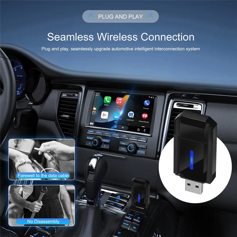 L10A 2 In 1 Wireless Carplay Adapter&Android Auto Wireless Carplay Adapter Type-C USB Plug & Play Wireless Carplay Adapter
L10A 2 In 1 Wireless Carplay Adapter&Android Auto Wireless Carplay Adapter Type-C USB Plug & Play Wireless Carplay Adapter