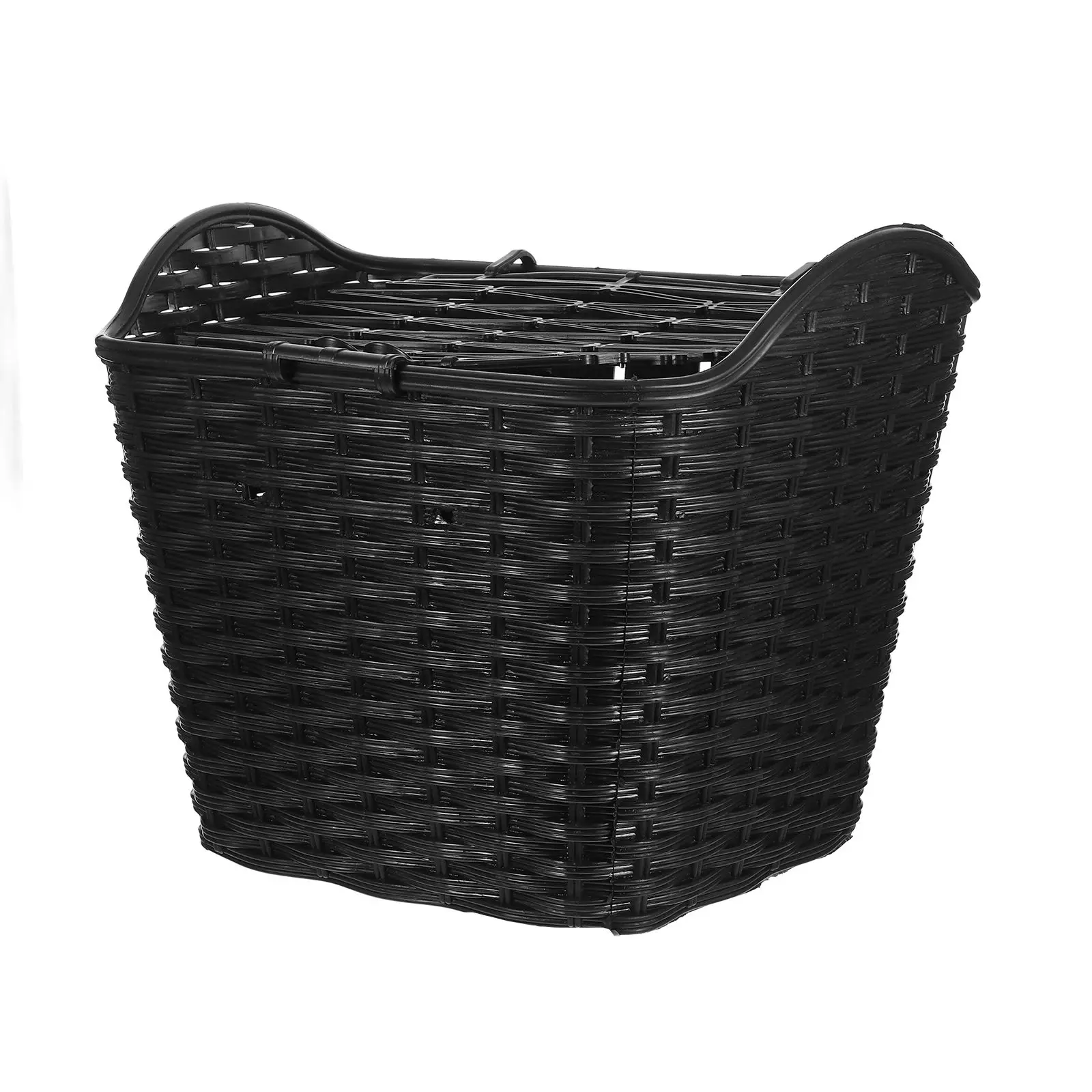 Bicycle Basket 1 Large Capacity Plastic Woven Waterproof Rainproof Front Handlebar Kids Adult Bike Storage Container
Bicycle Basket 1 Large Capacity Plastic Woven Waterproof Rainproof Front Handlebar Kids Adult Bike Storage Container