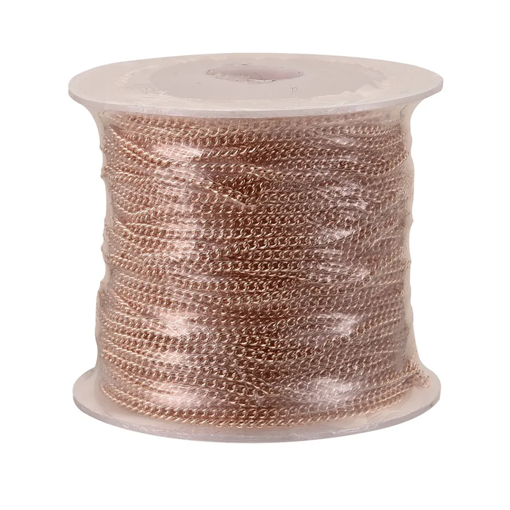 1 Roll 10M Versatile Copper Jewelry Chain DIY Necklace Bracelet Chain Smooth High Performance Jewelry Making
1 Roll 10M Versatile Copper Jewelry Chain DIY Necklace Bracelet Chain Smooth High Performance Jewelry Making