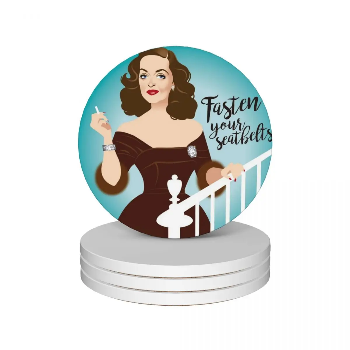 Fasten your seatbelts Ceramic Coasters (Set of 4) cup holder for table black household utensils kitchen Coasters
Fasten your seatbelts Ceramic Coasters (Set of 4) cup holder for table black household utensils kitchen Coasters