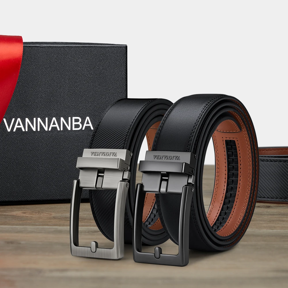 VANNANBA Mens Belts Leather Black Dress Ratchet Belt Black Casual Work with Automatic Buckle
VANNANBA Mens Belts Leather Black Dress Ratchet Belt Black Casual Work with Automatic Buckle
