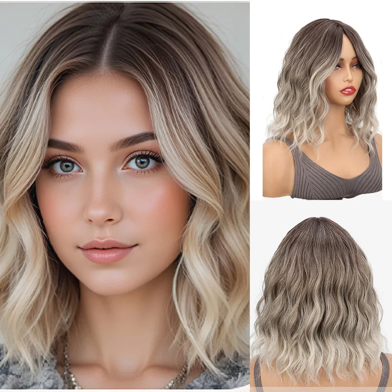 Synthetic Shoulder Length Body Wave Brown Wigs with Dark Roots High Density Heat Resistant Hair Wigs for Women
Synthetic Shoulder Length Body Wave Brown Wigs with Dark Roots High Density Heat Resistant Hair Wigs for Women