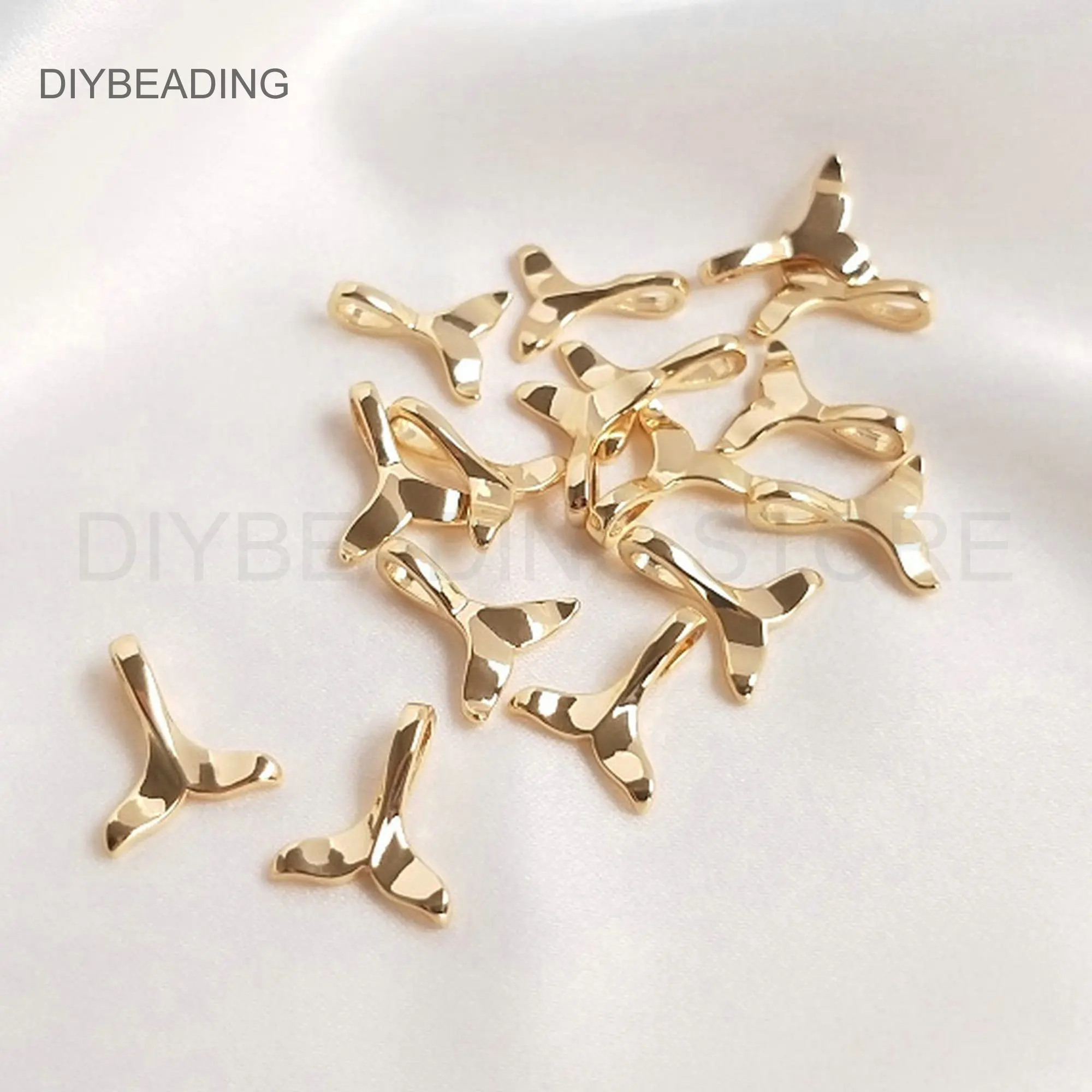 Ocean Charms Lots Wholesale 14K Gold Plated Brass Mermaid Tail/ Whale Tail Animal Charming Pendant for DIY Jewelry Craft Making
Ocean Charms Lots Wholesale 14K Gold Plated Brass Mermaid Tail/ Whale Tail Animal Charming Pendant for DIY Jewelry Craft Making