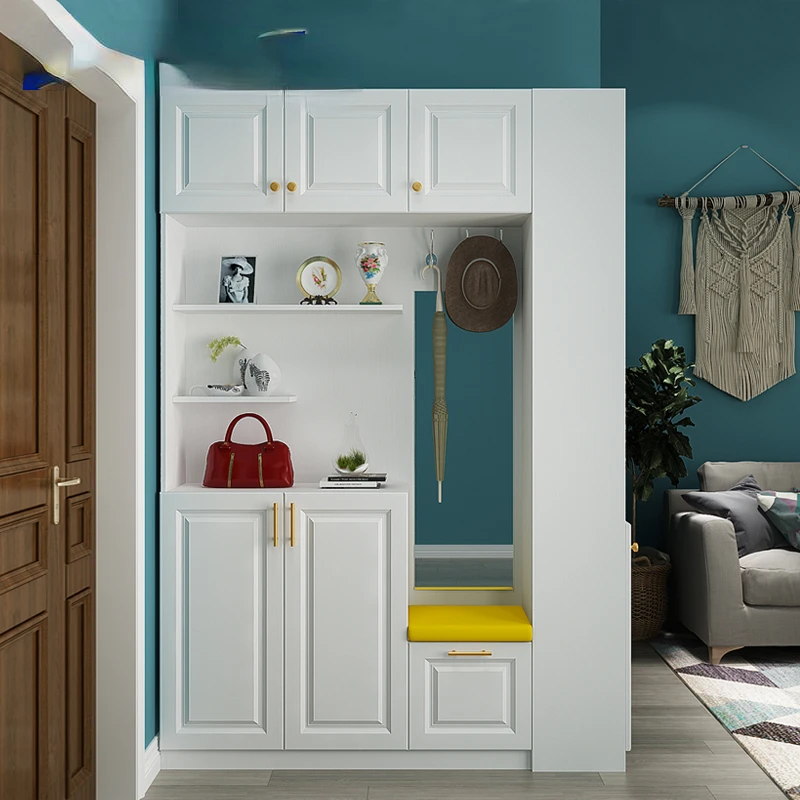 Modern Minimalist Door Integrated Shoe Cabinet Shoe Changing Stool Household Multi-Functional Door Floor Entrance Cabinet
Modern Minimalist Door Integrated Shoe Cabinet Shoe Changing Stool Household Multi-Functional Door Floor Entrance Cabinet