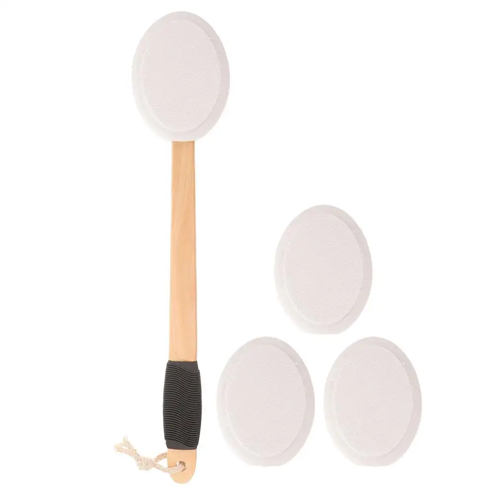 1Pcs AntiSlip BathBrush Set LongHandle ShowerSponge 3ReplacementHeads LotionApplication BackCreamApplicator Sunscreen
1Pcs AntiSlip BathBrush Set LongHandle ShowerSponge 3ReplacementHeads LotionApplication BackCreamApplicator Sunscreen