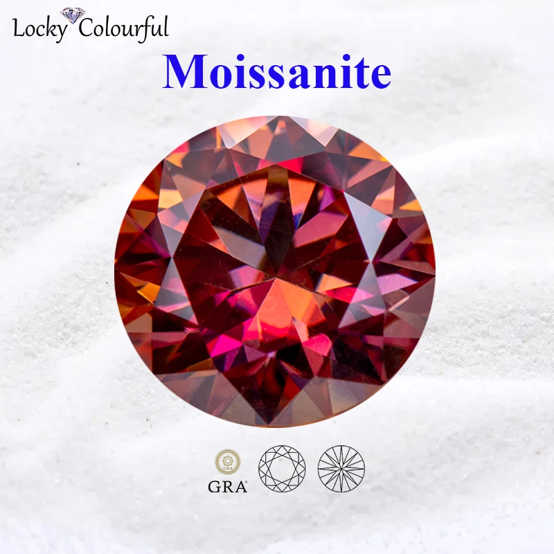 Moissanite Round Shape Watermelon Red Color VVS1 Beads for Charms DIY Jewelry Making Pendant Ring Materials with GRA Certificate
Moissanite Round Shape Watermelon Red Color VVS1 Beads for Charms DIY Jewelry Making Pendant Ring Materials with GRA Certificate