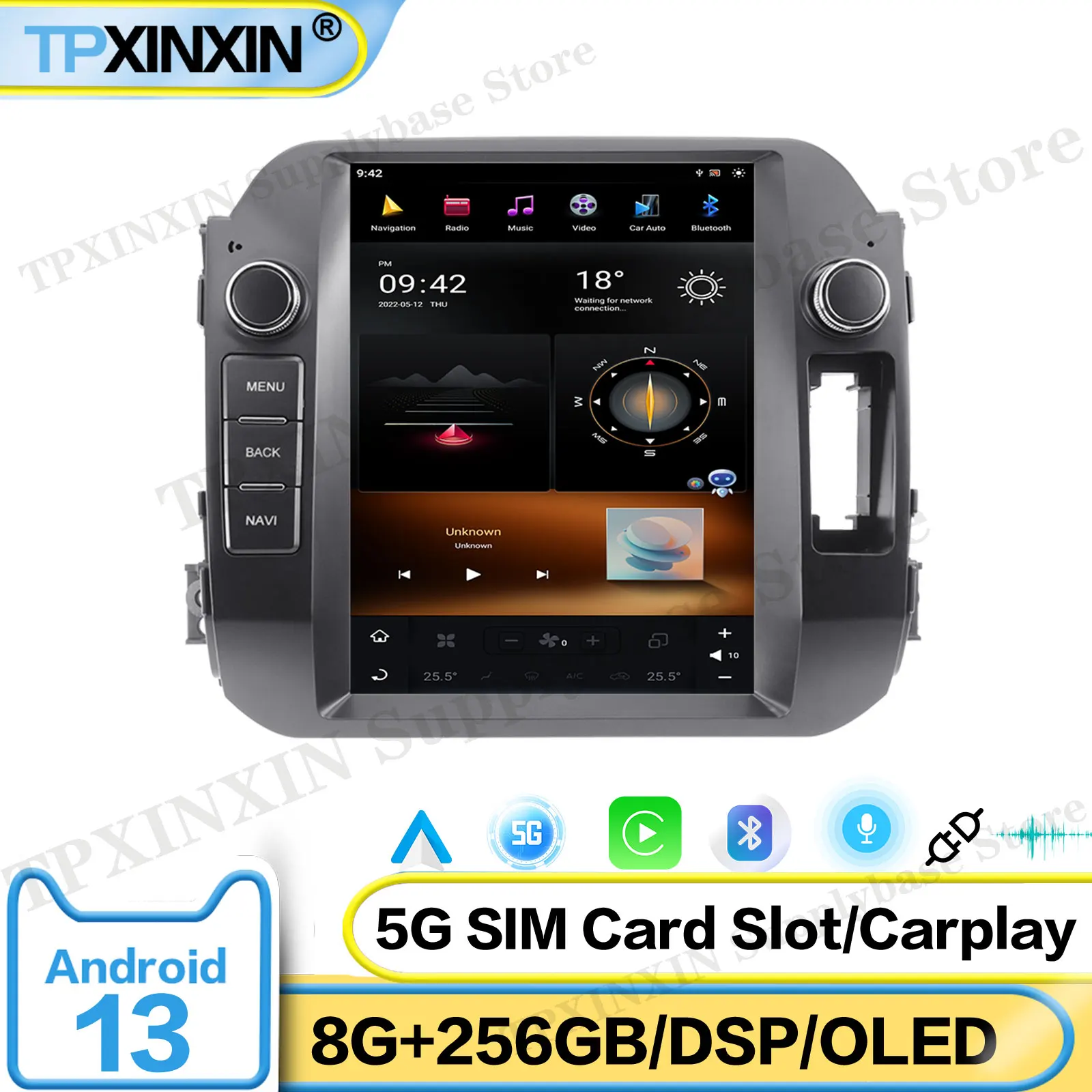 Intelligent Qualcomm Car Radio With Carplay Android 13 Screen For Kia Sportage 2016-2018 GPS Navigation Upgrade IPS Head Unit
Intelligent Qualcomm Car Radio With Carplay Android 13 Screen For Kia Sportage 2016-2018 GPS Navigation Upgrade IPS Head Unit