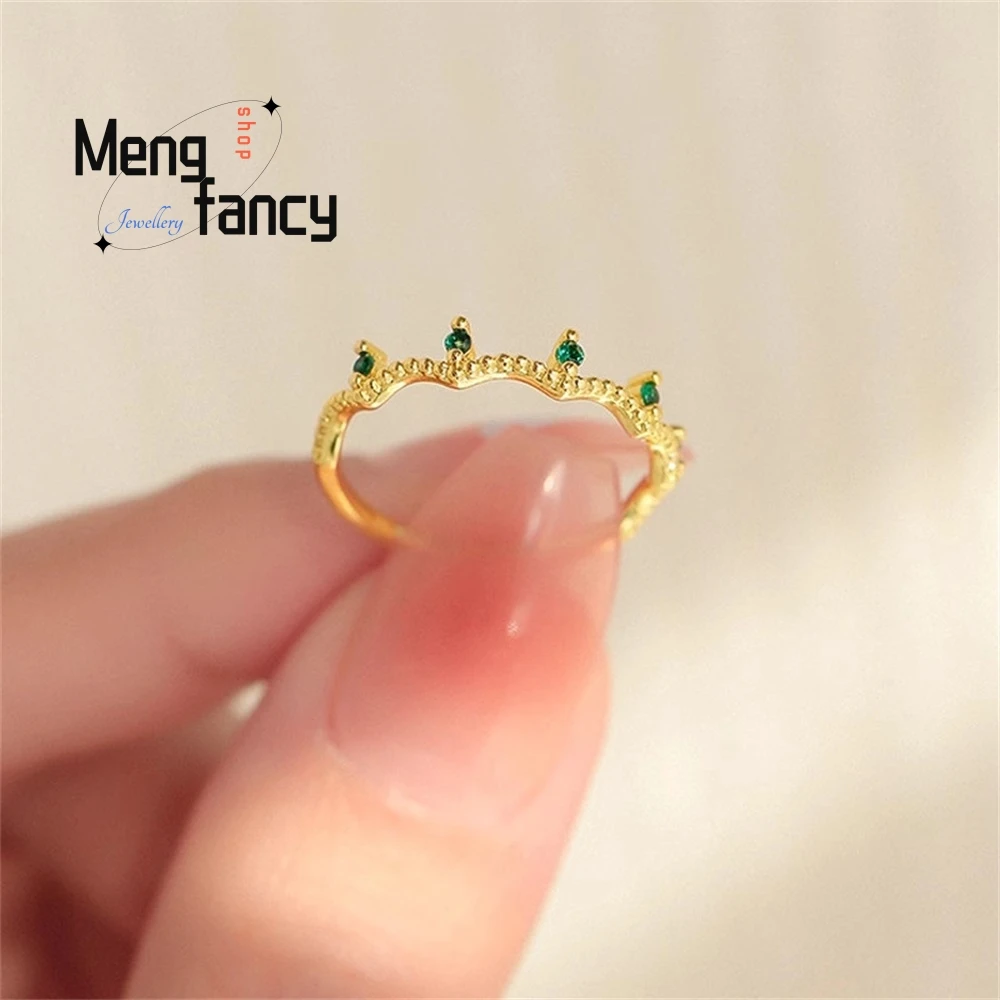 A Unique Green Zircon Ring For Women's Index Fingers, With A Cold And Niche Design Luxury Quality Jewelry Fashion Charms Jewelry
A Unique Green Zircon Ring For Women's Index Fingers, With A Cold And Niche Design Luxury Quality Jewelry Fashion Charms Jewelry