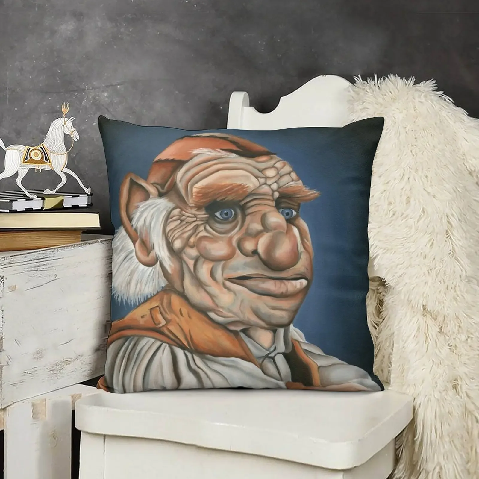 Hoggle - Oil Painting Throw Pillow Throw Pillow Covers luxury home accessories pillow
Hoggle - Oil Painting Throw Pillow Throw Pillow Covers luxury home accessories pillow