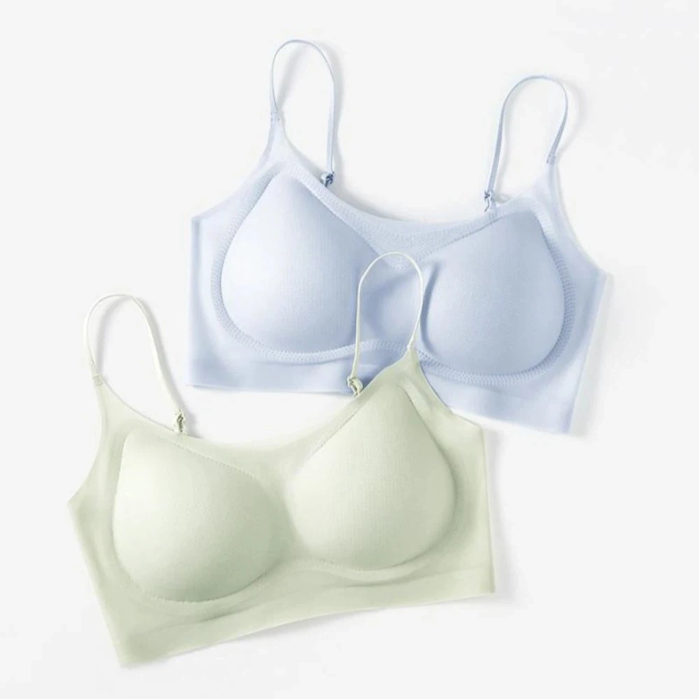 Thin Ice Silk Wireless V Bra Traceless Shockproof Seamless Bras Gathered Breasts Anti-sagging Push Up Underwear Summer
Thin Ice Silk Wireless V Bra Traceless Shockproof Seamless Bras Gathered Breasts Anti-sagging Push Up Underwear Summer
