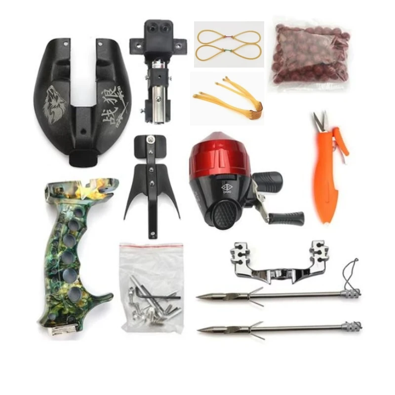 fishing line wheel wrist rocket slingshot High-speed catapult slingshot Fishing hunting kit and infrared sight
fishing line wheel wrist rocket slingshot High-speed catapult slingshot Fishing hunting kit and infrared sight