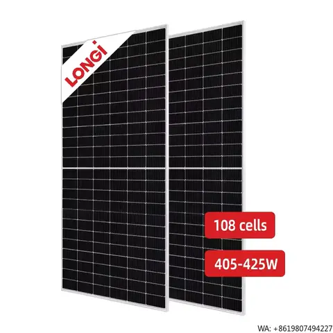 LONGI Hi-MO 5m LR5-54HPH-410M 405M 410M 415M 420M 425M 182 Solar Cell 415W 420W 425W Black Solar Photovoltaic