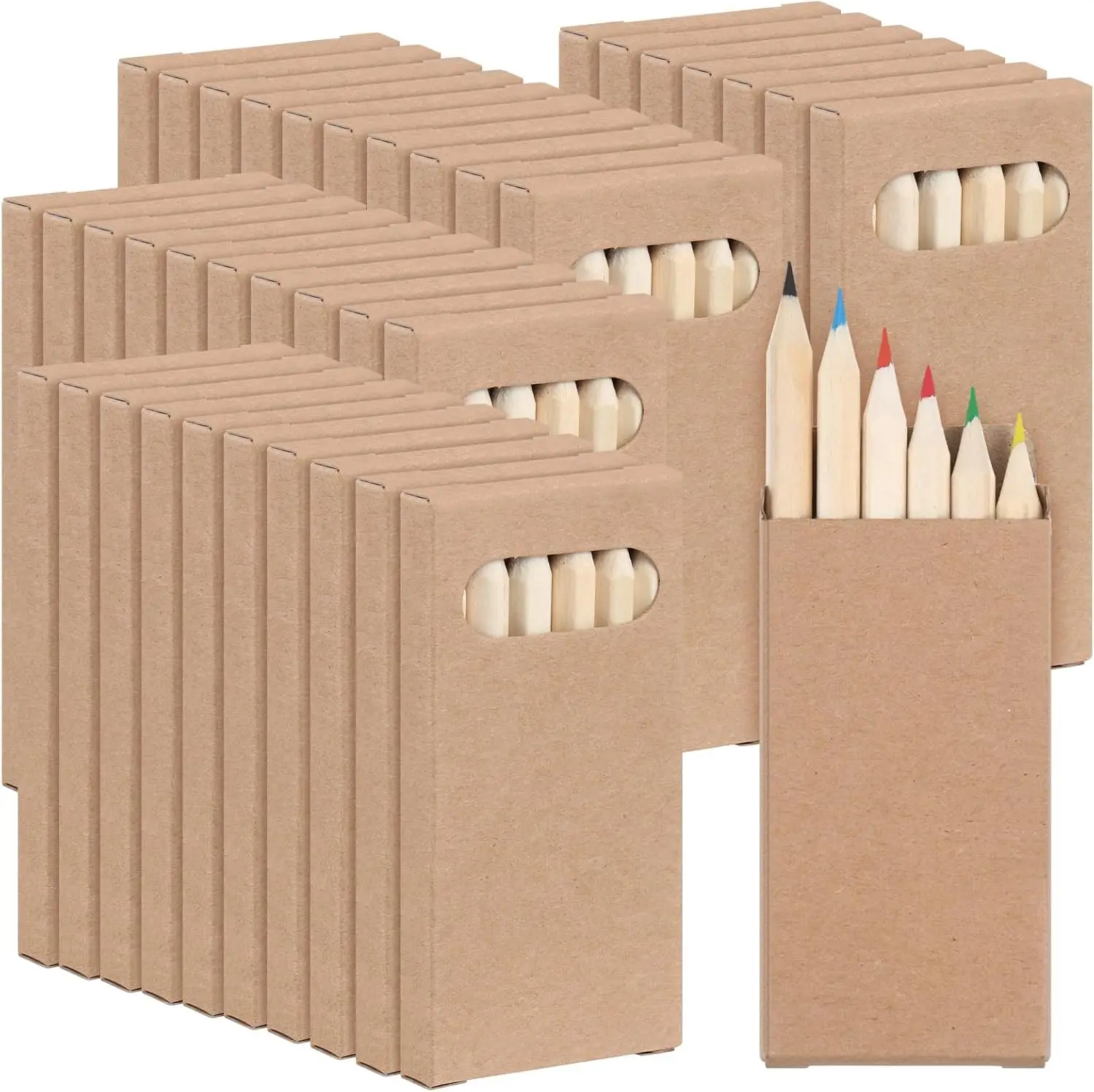 Mini Colored Pencils Bulk 3.5 Inch Drawing Pencils in Boxes for Kids Classroom School Party Favors 6 Per Pack 24 Packs
Mini Colored Pencils Bulk 3.5 Inch Drawing Pencils in Boxes for Kids Classroom School Party Favors 6 Per Pack 24 Packs