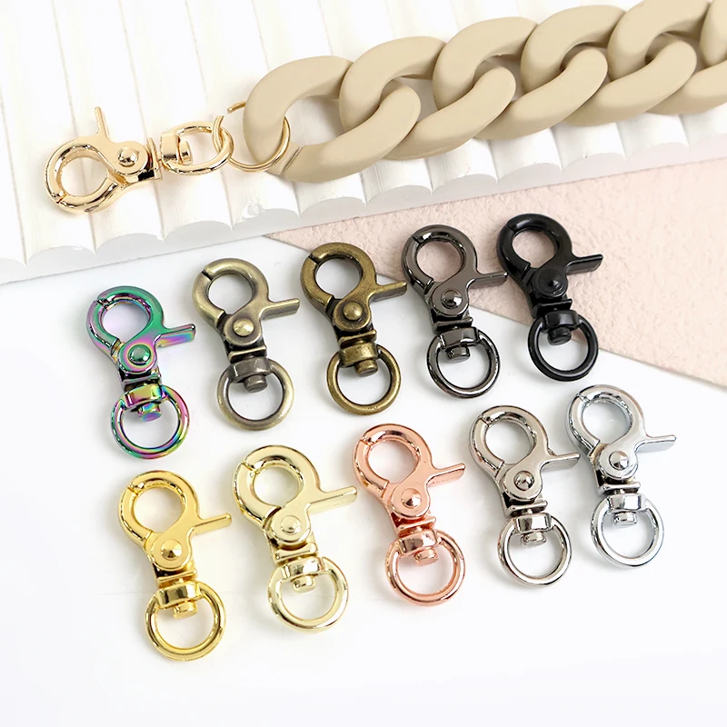 10/20Pcs 10mm Dog Collar Metal Buckle Swivel Lobster Clasp Carabiner for Handbag Webbing Strap Snap Hook Keychain Hardware Craft
10/20Pcs 10mm Dog Collar Metal Buckle Swivel Lobster Clasp Carabiner for Handbag Webbing Strap Snap Hook Keychain Hardware Craft