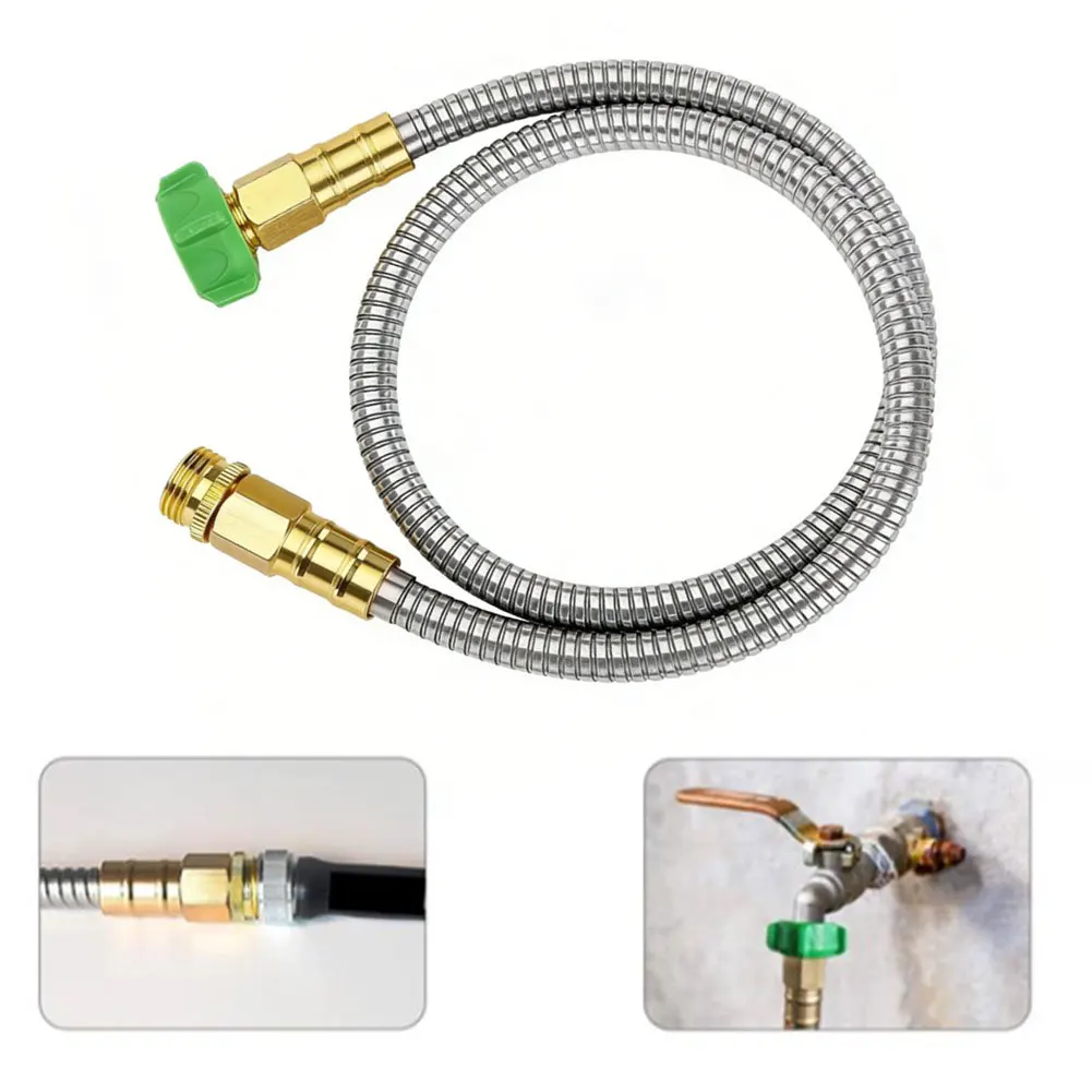 Садовый шланг из нержавеющей стали 1,5 м, прочный, гибкий, не спутывается, не протекает, для полива растений, мытья автомобилей и уборки патио
Садовый шланг из нержавеющей стали 1,5 м, прочный, гибкий, не спутывается, не протекает, для полива растений, мытья автомобилей и уборки патио