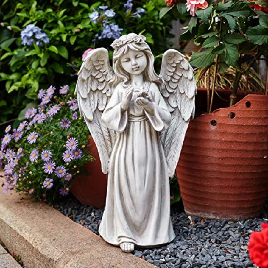 Angel Garden Statue with LED Lights Light Up Angel Figurines Outdoor Decor for Patio Lawn Cemetery Grave Decoration Sympathy Gi
Angel Garden Statue with LED Lights Light Up Angel Figurines Outdoor Decor for Patio Lawn Cemetery Grave Decoration Sympathy Gi