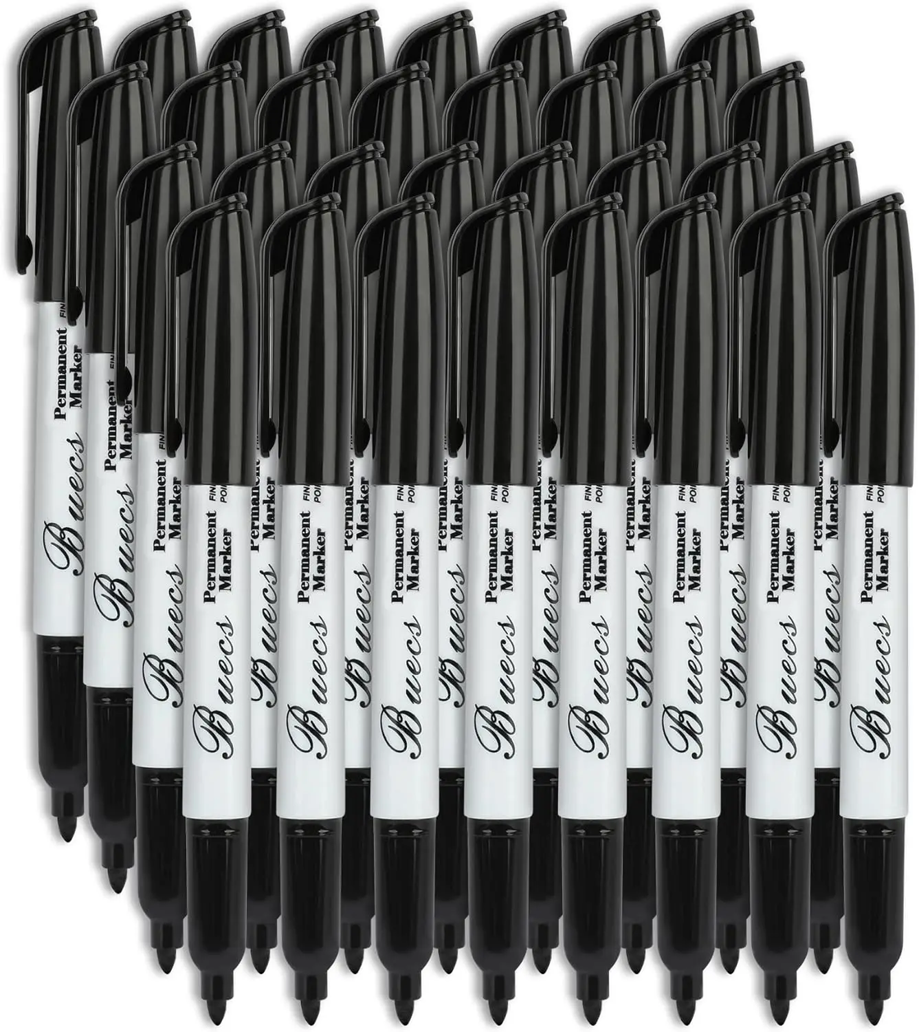 80 Black Permanent Markers, Fine Point, Waterproof & Quick Drying for Office School Home
80 Black Permanent Markers, Fine Point, Waterproof & Quick Drying for Office School Home