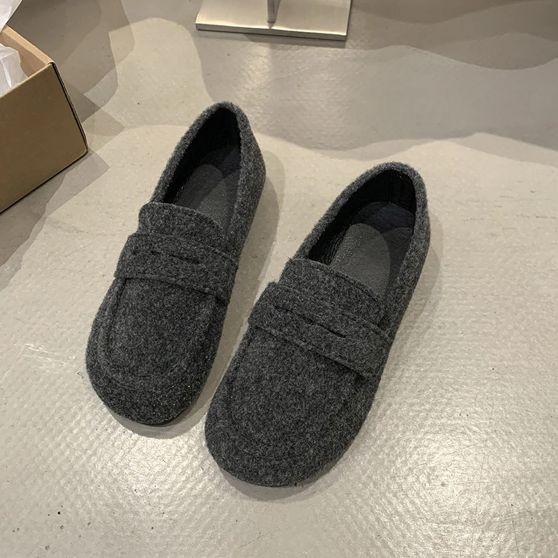 Elegant Square Toe Fleece Felt Moccasin Shoes Woman Soft Breathable Wool Loafers Ladies Autumn Casual Slip-on Flat Zapatos
Elegant Square Toe Fleece Felt Moccasin Shoes Woman Soft Breathable Wool Loafers Ladies Autumn Casual Slip-on Flat Zapatos