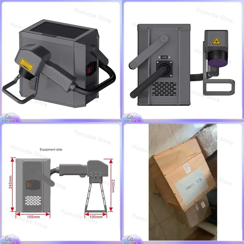 20W 30W Portable Fiber Laser Engraving Machine for Metal Plastic Jewelry Gold Silver Pen Engraver Desktop Mini Laser Marker
20W 30W Portable Fiber Laser Engraving Machine for Metal Plastic Jewelry Gold Silver Pen Engraver Desktop Mini Laser Marker