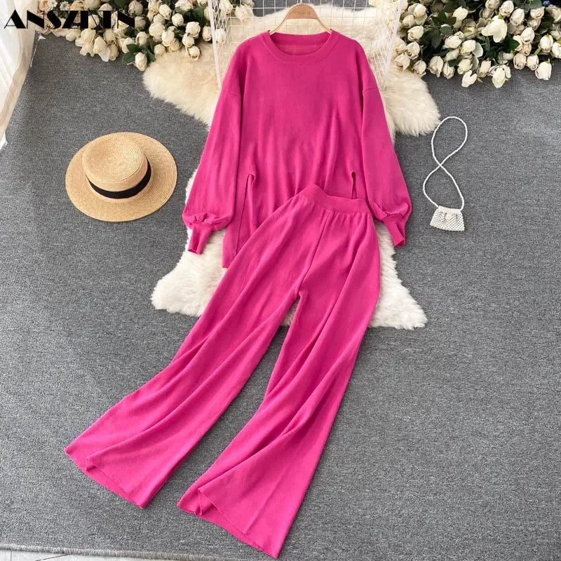 Slouchy loose casual suit women's autumn design feeling slim irregular top wide leg trousers two-piece set
Slouchy loose casual suit women's autumn design feeling slim irregular top wide leg trousers two-piece set